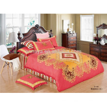 100% algodón de satén Oriental edredón conjunto de ropa de cama Twin Full Queen tamaño King